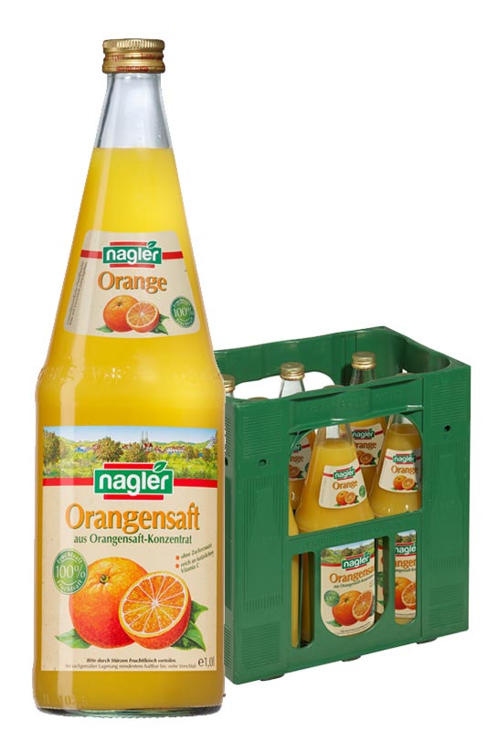 Nagler Orangensaft 6x1,0l Nagler Orangensaft 6x1,0l