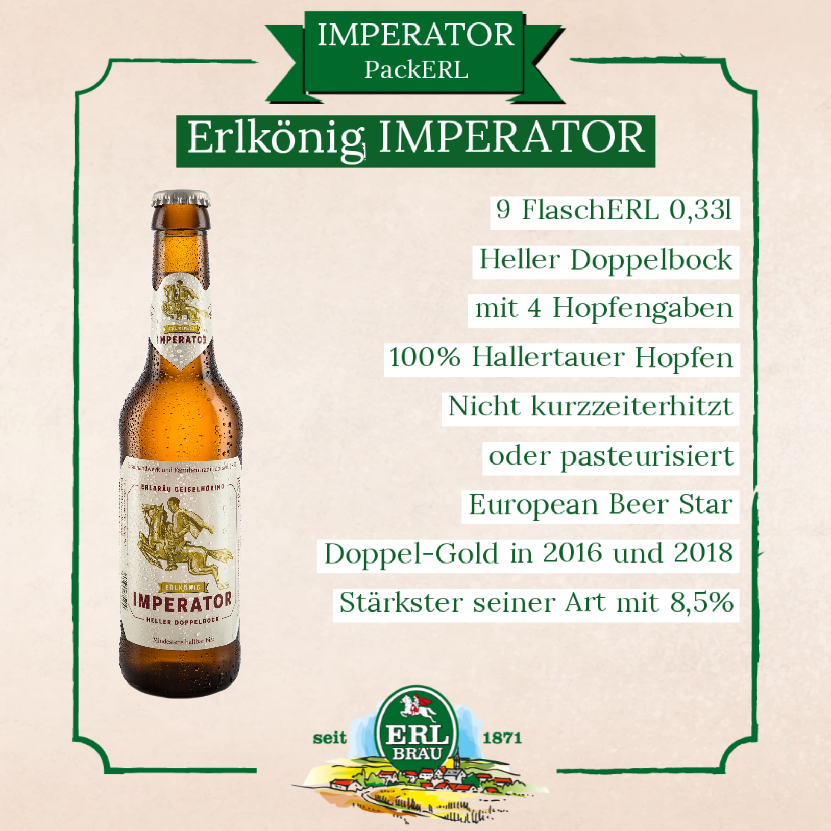 IMPERATOR Doppelbock-PackERL IMPERATOR Doppelbock-PackERL