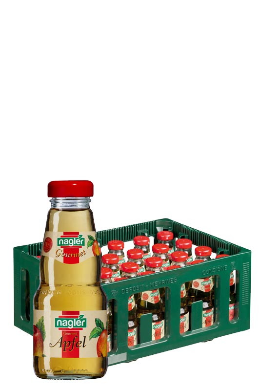 Nagler Apfelsaft klar 24x0,2l Nagler Apfelsaft klar 24x0,2l
