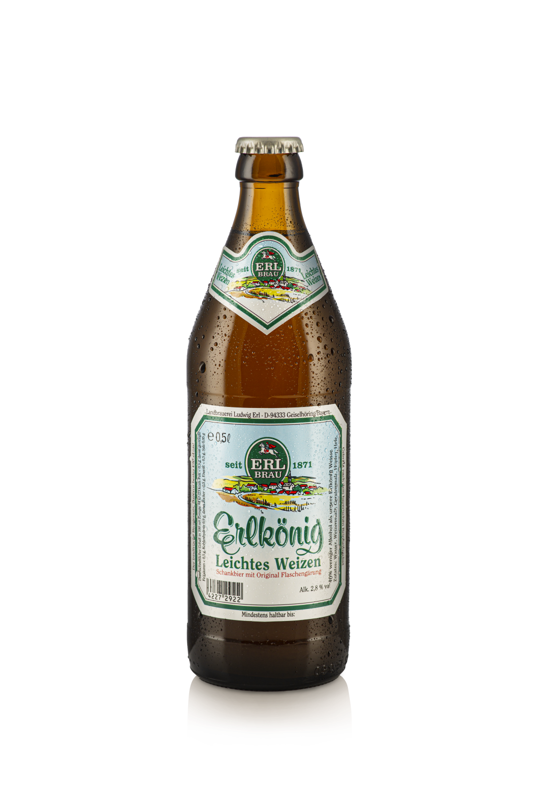 Erlkönig Leichtes Weizen 20x0,5l