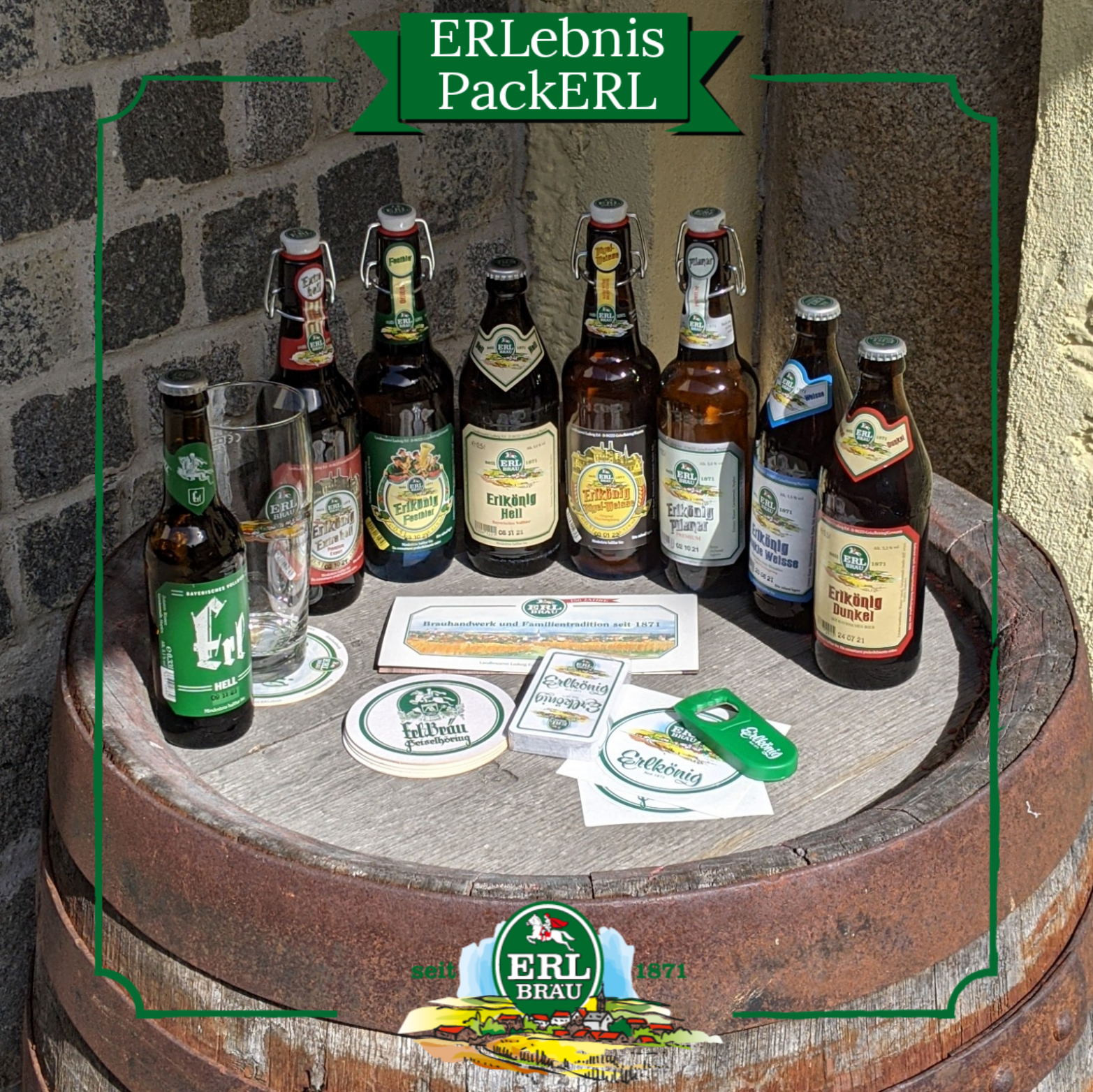 Erlkönig ERLebnis PackERL mit Glas und mehr! Erlkönig ERLebnis PackERL mit Glas und mehr!