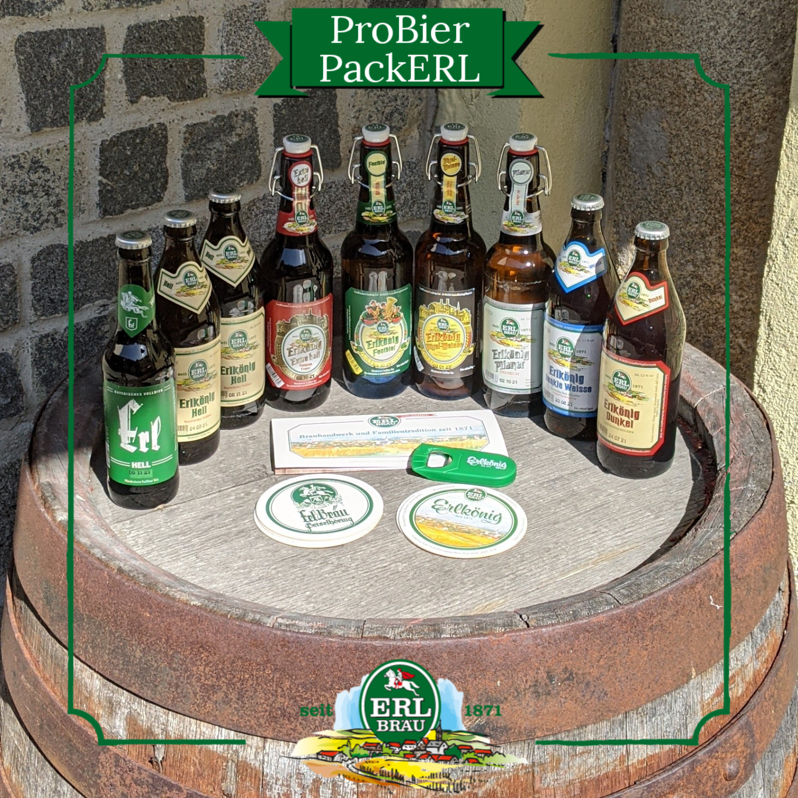 Erlkönig ProBier PackERL mit Bier Pur! Erlkönig ProBier PackERL mit Bier Pur!