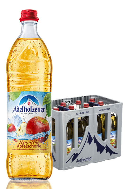 Adelholzener Heimische Apfelschorle 12x0,75l