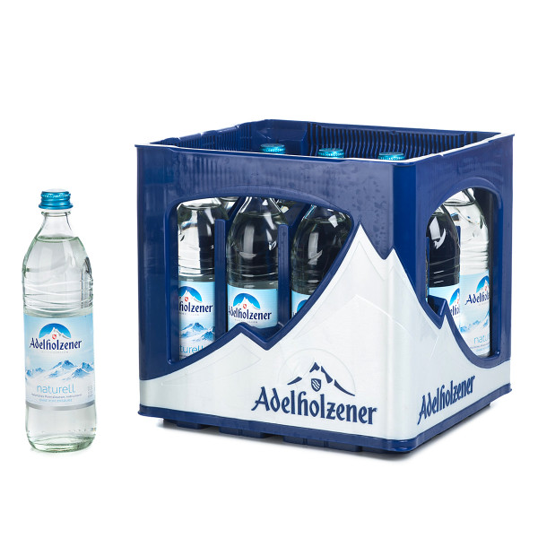 Adelholzener Naturell 12x0,5l Glas