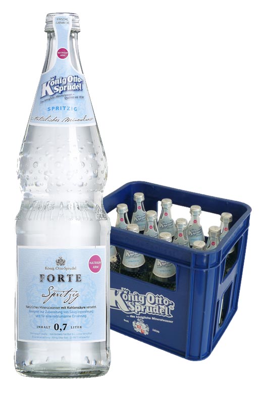 König Otto-Sprudel Forte spritzig 12x0,7l